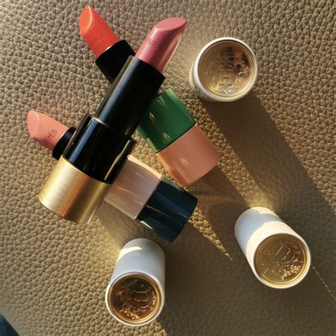 Hermès lipstick Satin and Matte formula: review and swatches