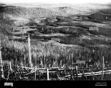 Meteorite crash site in the stony Tunguska in Siberia Stock Photo - Alamy