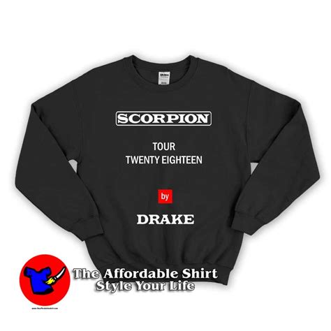 Get Buy Drake Scorpion Tour Merch Unisex Sweatshirt For Style Your Life | Sweatshirts, Unisex ...