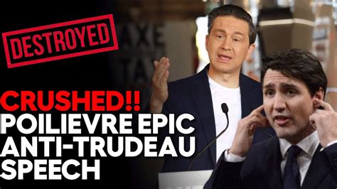 Trudeau Housing Minister LEFT SPEECHLESS by Poilievre's Epic Speech - YouTube