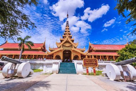 Mandalay Palace in Mandalay of Myanmar Editorial Image - Image of landmark, asian: 101811860