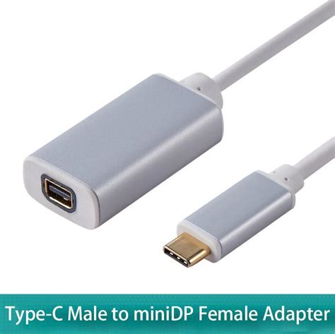 4K*2K USB Type C to Mini DisplayPort Female Video Adapter - China Dp ...