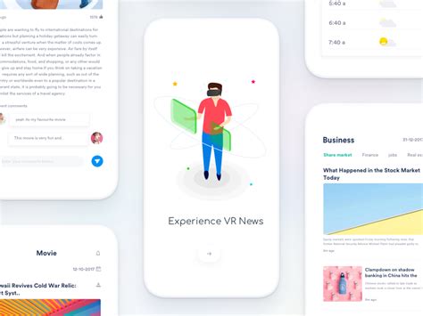 VR news by Johny vino™ on Dribbble