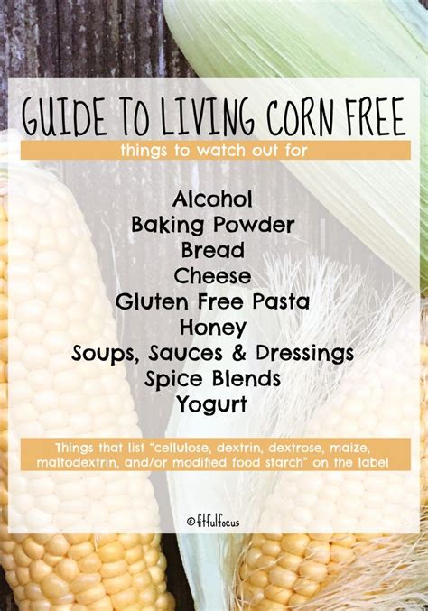 Living With A Corn Allergy (and all the things corn sneaks into) | Corn ...