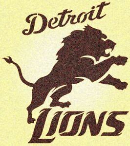 Detroit Lions Logo Stencil Mancave Sports Football Stencils | eBay