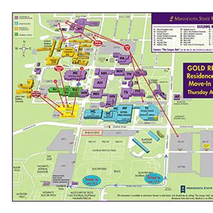 Mankato Campus Map