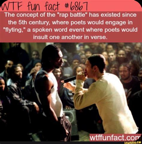 The concept of the "rap battle" has existed since the Sth century, where poets would engage in ...