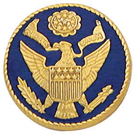 Smith & Warren Badge Seal - C125E Federal Seal, Two-Color Finish