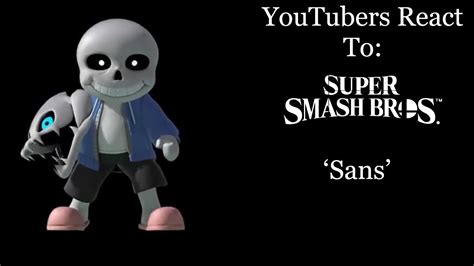 YouTubers React To: Sans Mii Costume (Super Smash Bros. Ultimate) - YouTube