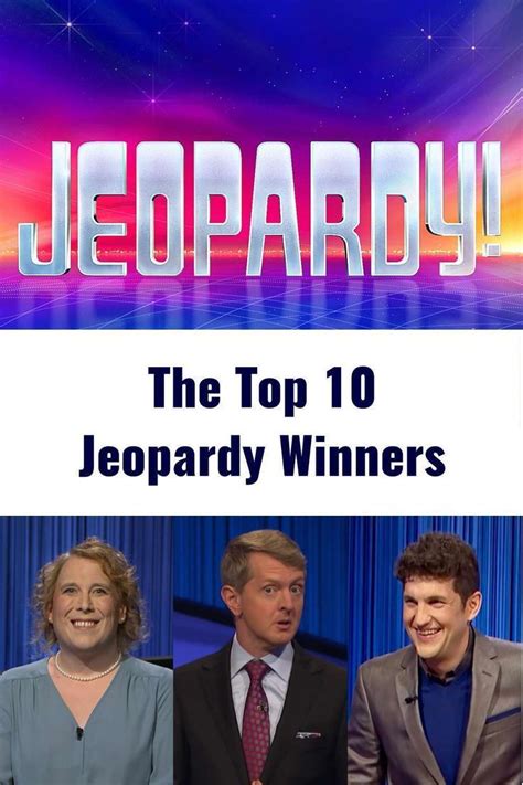 Top 10 Jeopardy Winners | Winner, 10 things, Movie posters