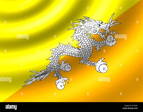 Bhutan flag hi-res stock photography and images - Alamy