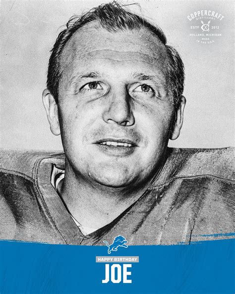 Detroit Lions - Happy birthday Joe Schmidt!