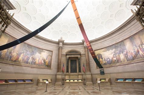 Rotunda of the National Archives in Washington, DC, on July 22, 2016 ...