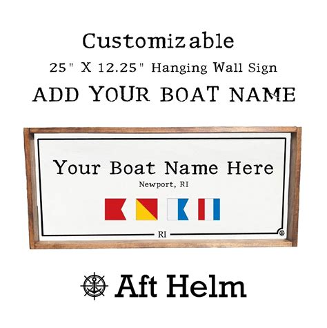 Custom boat wood sign in 2020 | Boat, Name signs, Boat names