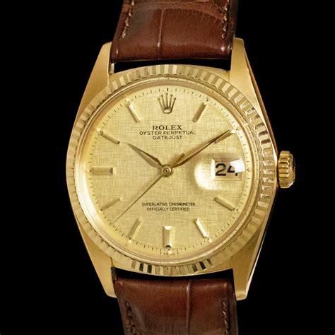 Rolex Datejust 1601/8 'Linen' - AMSTERDAM VINTAGE WATCHES