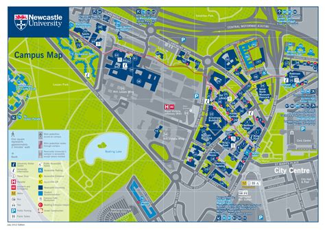 University Of Newcastle Map