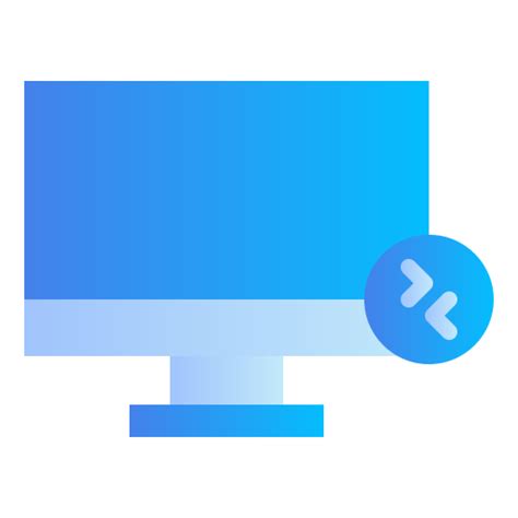 Remote desktop Generic gradient fill icon