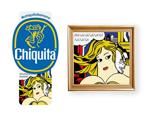 Chiquita Banana Art Stickers | Masterpieces of flavor, nutrition, and ...