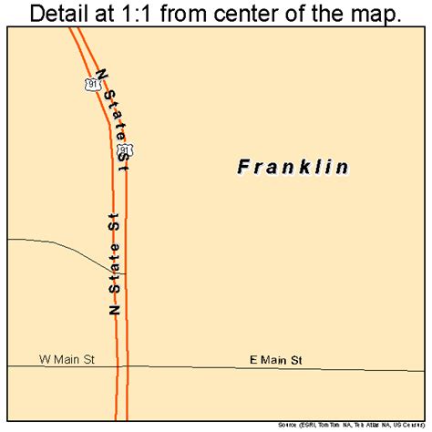 Franklin Idaho Street Map 1628810