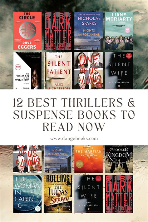 12 Best Thrillers & Suspense Books To Read Now | Mystery books worth ...