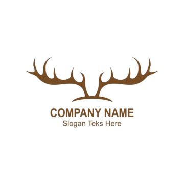 Deer Antler Logo Vector Icon Illustration Wildlife Impala Jump Vector, Wildlife, Impala, Jump ...