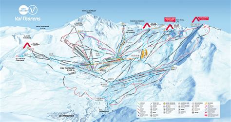 Val Thorens Ski Trail Map Free Download