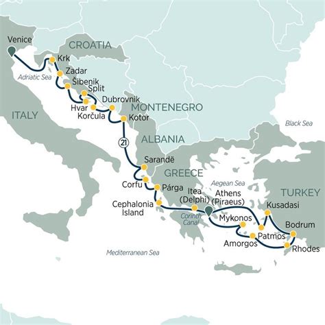 Discover the Pearls of Croatia, Greece and Turkey - Emerald Cruises (21 ...