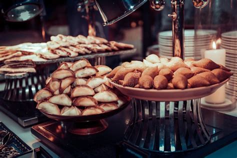 A Arabic Buffet with Oriental Food in Ramadan Stock Photo - Image of buffet, arabic: 152526680