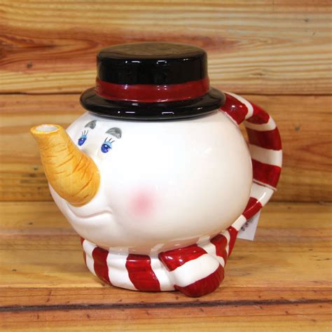 SnowMan Teapot. Box 185 | Tea pots, Etsy, Snowman