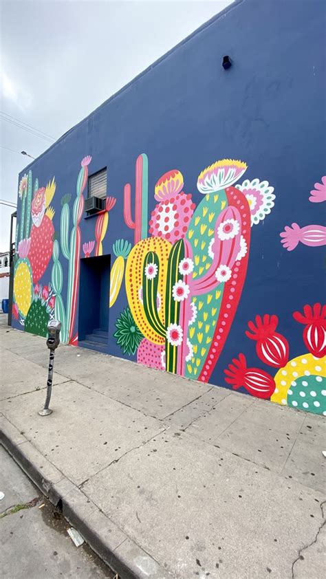 Must See Murals on Melrose in West Hollywood - Style & Wanderlust | Mural wall art, Mural art ...