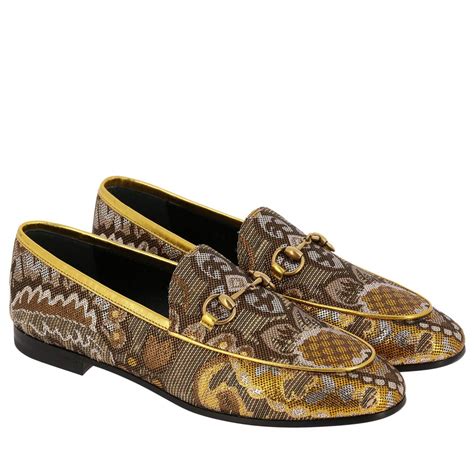 GUCCI: Shoes women | Loafers Gucci Women Gold | Loafers Gucci 431467 9JO10 Giglio EN