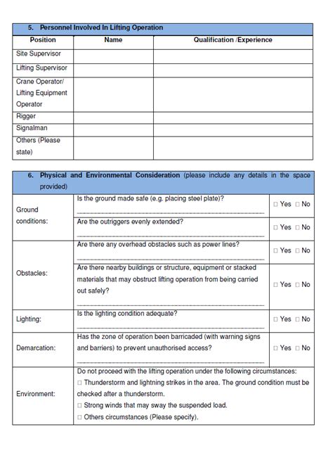 Free crane lift plan template - kloafri