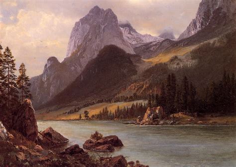 Rocky Mountain - Albert Bierstadt - WikiArt.org - encyclopedia of ...