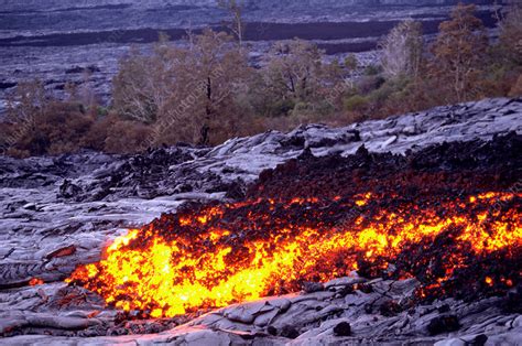 Aa lava - Stock Image - E390/0437 - Science Photo Library