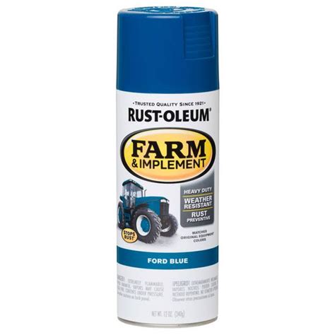 Rust-Oleum 12 oz Farm & Implement Ford Blue Spray Paint - 280131 | Blain's Farm & Fleet