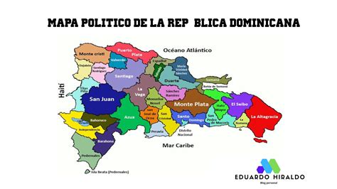 Descubre el mapa político de República Dominicana