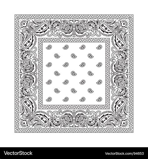 Bandana Royalty Free Vector Image - VectorStock