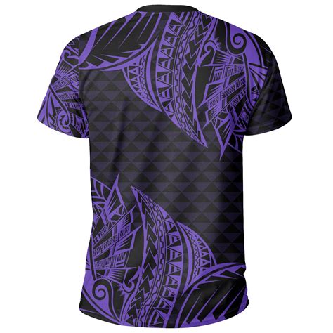 Hawaii Maka Polynesian T-shirt – Marcus Style – Purple – Gaicness