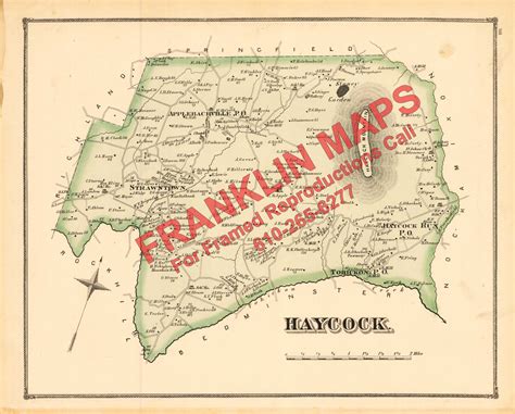 Combination Atlas Map of Bucks County, Pennsylvania, J. D. Scott, 1876 ...