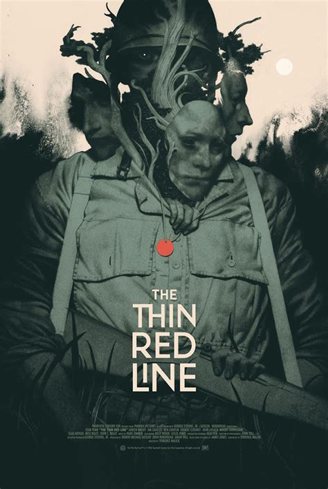 The Thin Red Line by Joao Ruas - Home of the Alternative Movie Poster -AMP-