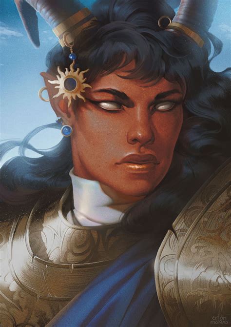 lefthandedkaos:erionmakuo:Justice, Paladin of Pelor, commissioned by @enasalin! Thank you so ...