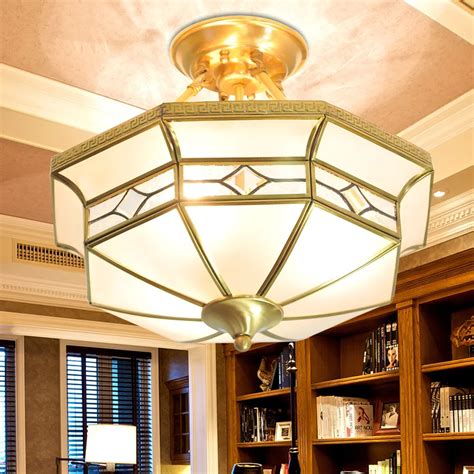 Fashion copper ceiling light balcony ceiling light lighting qd02-in Ceiling Lights from Lights ...