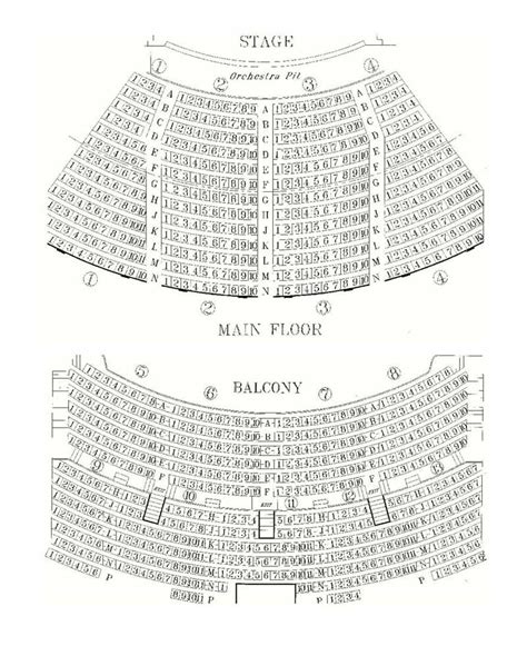 Crown Theatre Seating Map | Elcho Table