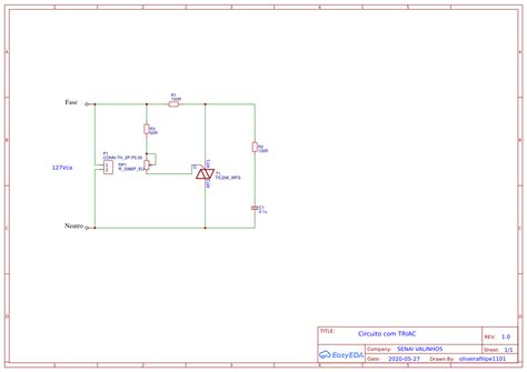 Circuito com TRIAC - OSHWLab