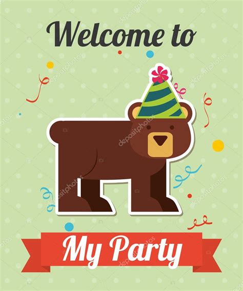 Party invitation Stock Illustration by ©yupiramos #77337900