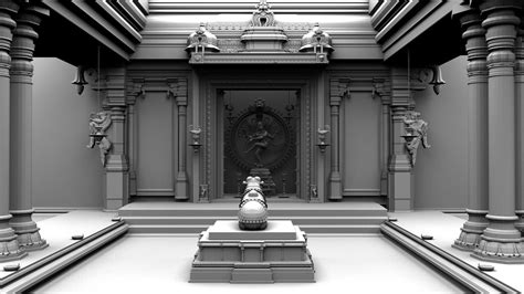 lord Nataraja temple 3d model 3D model | CGTrader