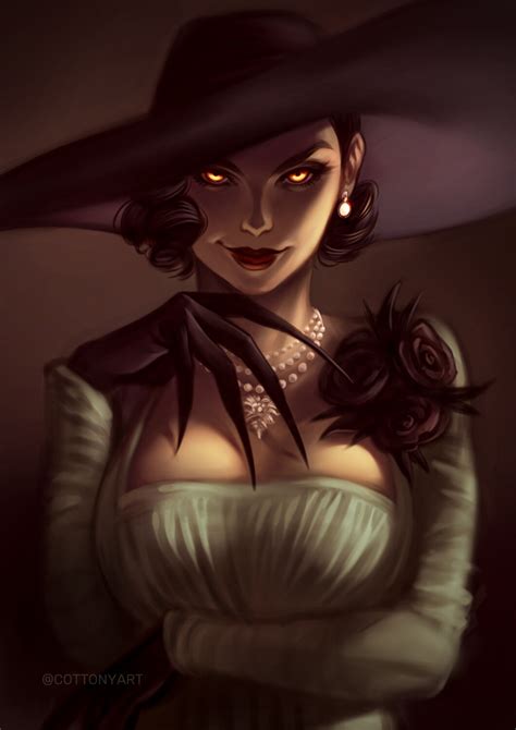 ArtStation - Lady Dimitrescu fan art