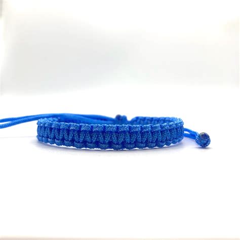 Light Blue Cord Bracelet Blue String Bracelet Lucky Bracelet - Etsy