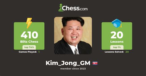 Kim Jong-Un (Kim_Jong_GM) - Chess Profile - Chess.com