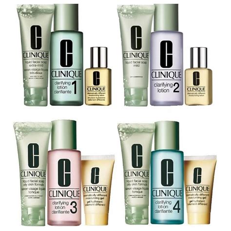 Clinique 3-Step Skincare System Zestaw 3 Kroki typ skóry 1 sucha i wrażliwa - Perfumeria Dolce.pl